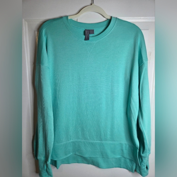 Sweaty Betty After Class Sport Sweatshirt Green Size 4 US - Picture 3 of 10